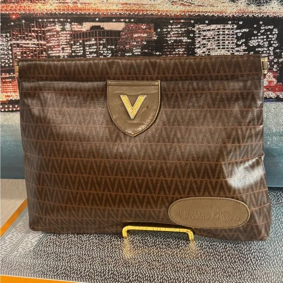 Valentino brown clutch bag - Picture 8 of 14
